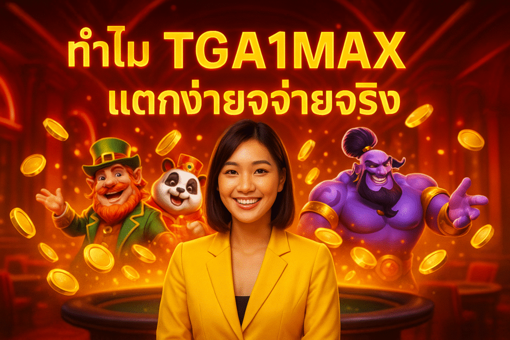ทำไมเว็บตรงที่นี่ TGA1MAX แตกง่ายจ่ายจริง
